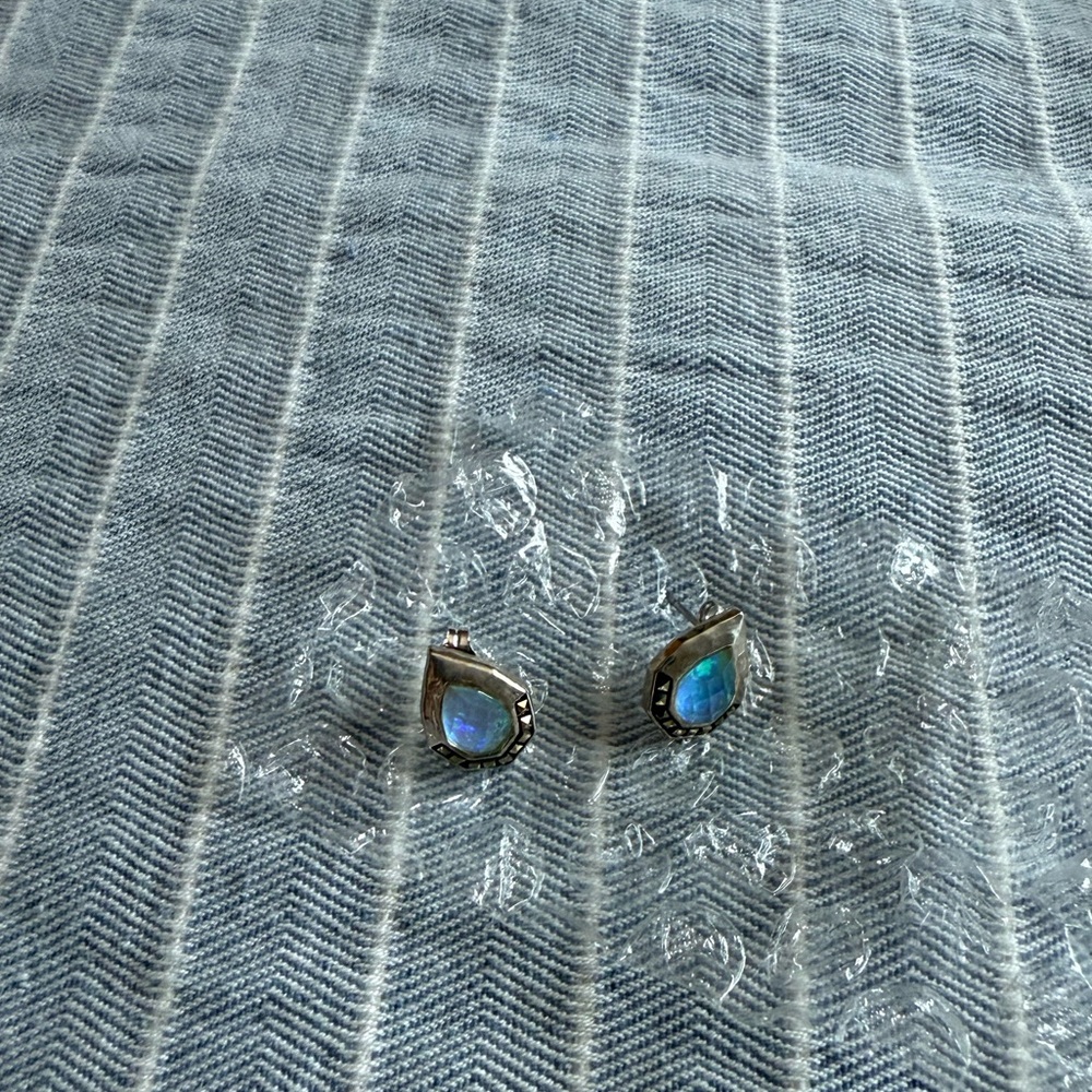 Judith Jack Blue Stone Earrings